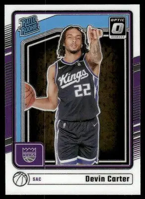 2025 Panini Donruss Optic Devin Carter #290 Basketball - Basketball Card Single