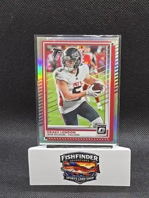 2025 Panini Donruss Optic - Drake London #153 Holo Prizm - Football Card Single