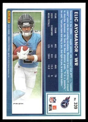 2025 Panini Donruss Optic Elic Ayomanor #339 Pink Football - Football Card Single