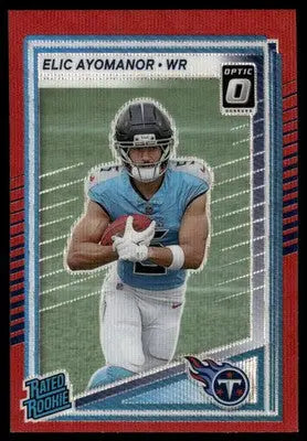 2025 Panini Donruss Optic Elic Ayomanor #339 Red Football - Football Card Single