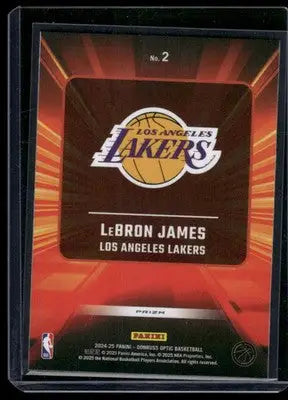 2025 Panini Donruss Optic Express Lane LeBron James #2 Basketball - Basketball Card Single