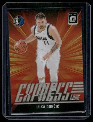 2025 Panini Donruss Optic Express Lane Luka Dončić #6 Basketball - Basketball Card Single