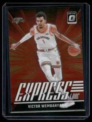 2025 Panini Donruss Optic Express Lane Victor Wembanyama #19 Basketball - Basketball Card Single