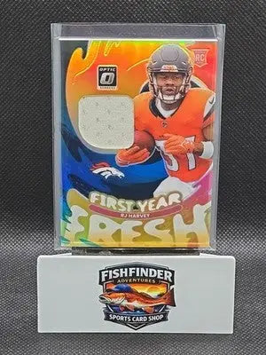 2025 Panini Donruss Optic - First Year Fresh RJ Harvey #FYFBH-RHY - Football Card Single