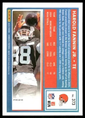 2025 Panini Donruss Optic Harold Fannin Jr. #373 Pink Football - Football Card Single