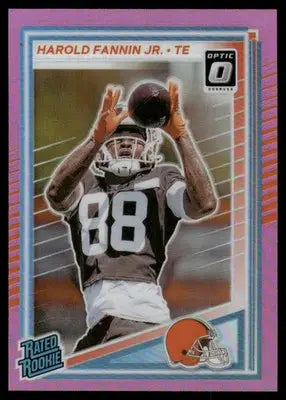 2025 Panini Donruss Optic Harold Fannin Jr. #373 Pink Football - Football Card Single