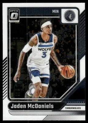 2025 Panini Donruss Optic Jaden McDaniels #40 Basketball - Basketball Card Single