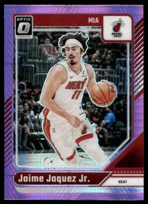 2025 Panini Donruss Optic Jaime Jaquez Jr. #22 Pink Hyper Basketball - Basketball Card Single