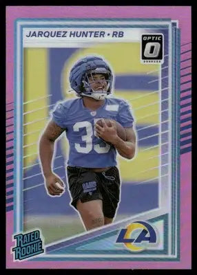 2025 Panini Donruss Optic Jarquez Hunter #352 Pink Football - Football Card Single