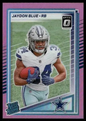 2025 Panini Donruss Optic Jaydon Blue #308 Pink Football - Football Card Single