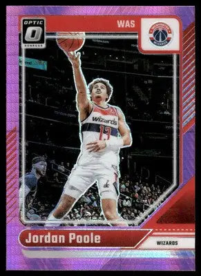 2025 Panini Donruss Optic Jordan Poole #192 Pink Hyper Basketball - Basketball Card Single