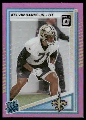 2025 Panini Donruss Optic Kelvin Banks Jr. #372 Pink Football - Football Card Single