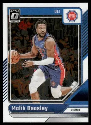 2025 Panini Donruss Optic Malik Beasley #38 Basketball - Basketball Card Single