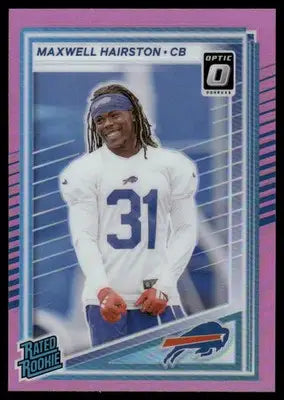 2025 Panini Donruss Optic Maxwell Hairston #362 Pink Football - Football Card Single
