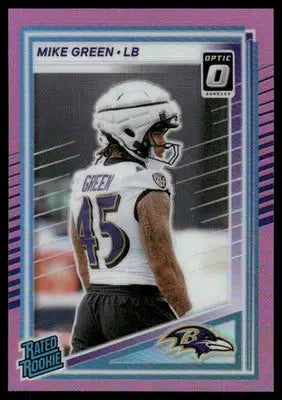 2025 Panini Donruss Optic Mike Green #397 Pink Football - Football Card Single
