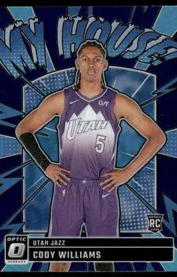 2025 Panini Donruss Optic My House! Cody Williams #4 RC Basketball - Basketball Card Single