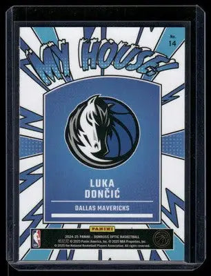 2025 Panini Donruss Optic My House! Luka Dončić #14 Basketball - Basketball Card Single