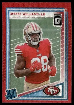 2025 Panini Donruss Optic Mykel Williams #319 Red Football - Football Card Single