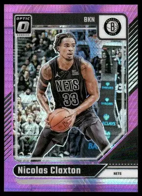 2025 Panini Donruss Optic Nicolas Claxton #170 Pink Basketball - Basketball Card Single