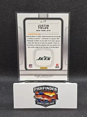 2025 Panini Donruss Optic Play Action Justin Fields #17 - Football Card Single
