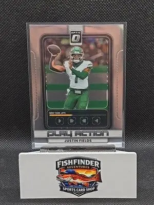 2025 Panini Donruss Optic Play Action Justin Fields #17 - Football Card Single