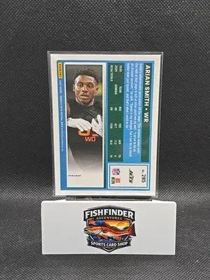 2025 Panini Donruss Optic - Rated Rookie Arian Smith #285 Blue Hyper Prizm (RC) - Football Card Single