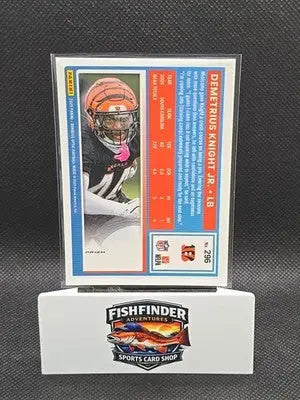 2025 Panini Donruss Optic - Rated Rookie Demetrius Knight Jr. #296 Blue Hyper... - Football Card Single
