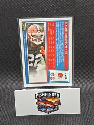 2025 Panini Donruss Optic - Rated Rookie Dylan Sampson #238 Blue Hyper Prizm... - Football Card Single