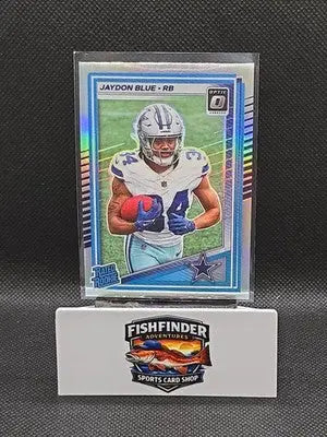 2025 Panini Donruss Optic - Rated Rookie Jaydon Blue #242 Holo Prizm Cowboys