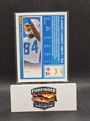 2025 Panini Donruss Optic - Rated Rookie Keandre Lambert-Smith #271 Blue Hyper - Football Card Single