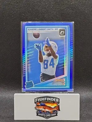 2025 Panini Donruss Optic - Rated Rookie Keandre Lambert-Smith #271 Blue Hyper