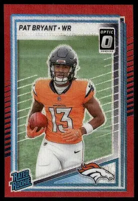 2025 Panini Donruss Optic Rated Rookie Pat Bryant #336 Red Football - Football Card Single