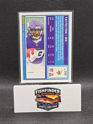 2025 Panini Donruss Optic - Rated Rookie Tai Felton #239 Purple Shock Prizm (RC) - Football Card Single