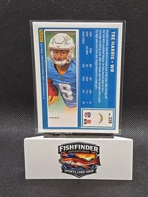 2025 Panini Donruss Optic - Rated Rookie Tre Harris #229 Purple Shock Prizm (RC) - Football Card Single