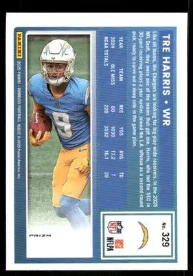 2025 Panini Donruss Optic Rated Rookie Tre Harris #329 Red Football - Football Card Single