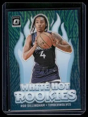 2025 Panini Donruss Optic Rob Dillingham #8 193/249 White Hot RC
