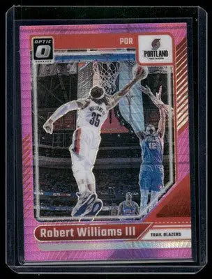2025 Panini Donruss Optic Robert Williams III #139 Pink Basketball - Basketball Card Single
