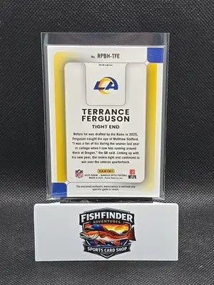 2025 Panini Donruss Optic-Rookie Phenoms Terrance Ferguson #RPBH-TFE Blue Hyper - Basketball Card Single