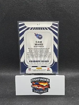 2025 Panini Donruss Optic - Rookie Primary Colors Cam Ward #1 (RC) - Football Card Single