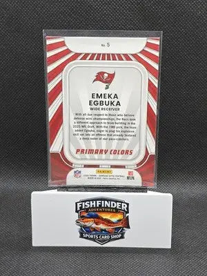 2025 Panini Donruss Optic - Rookie Primary Colors Emeka Egbuka #5 (RC) - Football Card Single