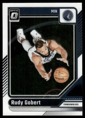 2025 Panini Donruss Optic Rudy Gobert #222 Basketball - Basketball Card Single