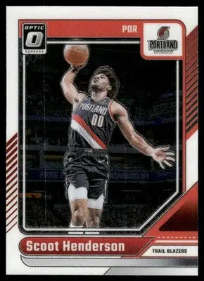 2025 Panini Donruss Optic Scoot Henderson #153 Basketball - Basketball Card Single