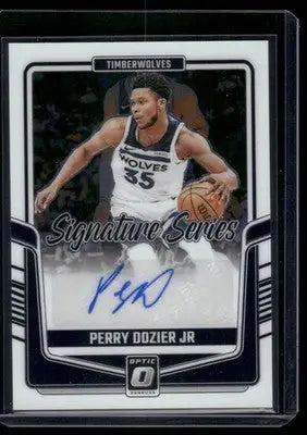 2025 Panini Donruss Optic Signature Series Perry Dozier Jr. #SS-DOZ Basketball - Basketball Card Single