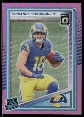 2025 Panini Donruss Optic Terrance Ferguson #323 Pink Football - Football Card Single