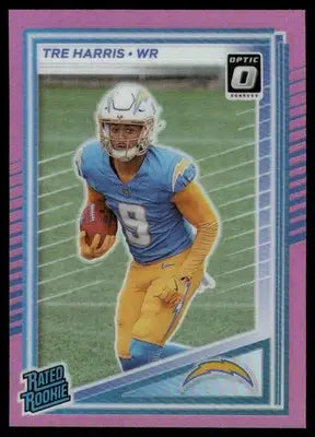 2025 Panini Donruss Optic Tre Harris #329 Pink Football - Football Card Single