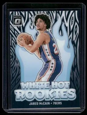 2025 Panini Donruss Optic White Hot Rookies Jared McCain #2 Basketball - Basketball Card Single