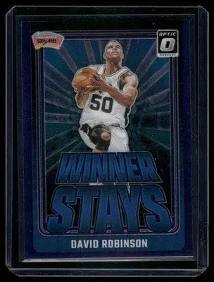 2025 Panini Donruss Optic Winner Stays David Robinson #15 Prizm Basketball - Basketball Card Single