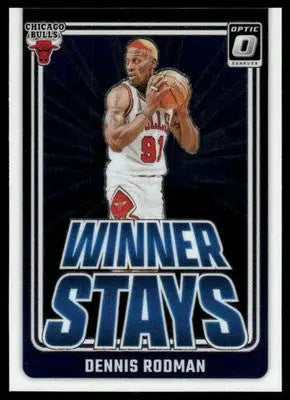 2025 Panini Donruss Optic Winner Stays Dennis Rodman #16 Basketball - Basketball Card Single