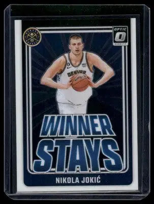 2025 Panini Donruss Optic Winner Stays Nikola Jokic #6 Basketball - Basketball Card Single