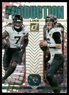 2025 Panini Donruss Production Line Trevor Lawrence Brian Thomas Jr. #5 Football - Football Card Single